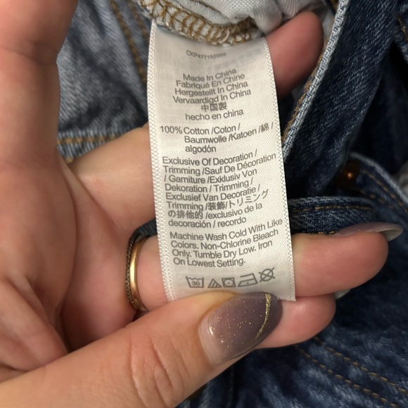 Madewell Denim Maxi Skirt Sz 29 - Picture 6 of 11